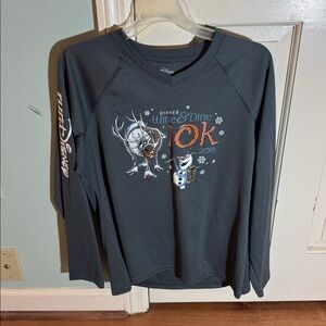 Disney Wine & Dine 10K 2019 Gray Long Sleeve Shirt